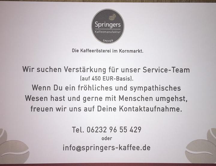 Springers Kaffeemanufaktur